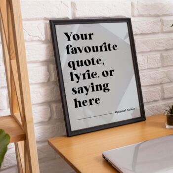 Custom Print Colourful Quote, 5 of 6