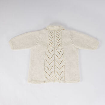 Baby Coat Intermediate Knitting Kit, 7 of 9