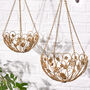 Set Of Two Ornate Hanging Baskets, thumbnail 1 of 6