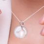 Personalised Pearl Sterling Silver Necklace, thumbnail 1 of 5