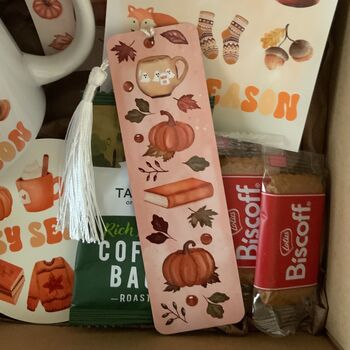 Cosy Season Autumn Themed Box, Care Package For Book Lovers And Coffee Lovers, 7 of 7