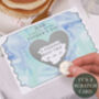 Personalised Father's Day Gift Scratch Voucher With Blue Marble Design, thumbnail 1 of 3
