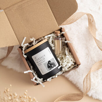 Personalised Photo Engagement Candle Gift, 2 of 8