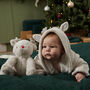 Personalised Reindeer Christmas Fleece Robe, thumbnail 2 of 5