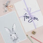 Personalised Rabbit Print, thumbnail 5 of 11