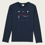 Test Ultime Navy Motorsport Long Sleeve Top, thumbnail 1 of 5