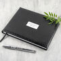 Personalised Black Leather Memoriam Book, thumbnail 9 of 12