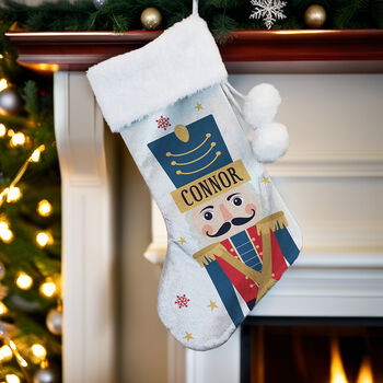 Personalised Nutcracker Christmas Stocking, 2 of 4