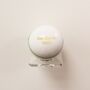 Personalised Vintage White Leather Cricket Ball, thumbnail 4 of 5