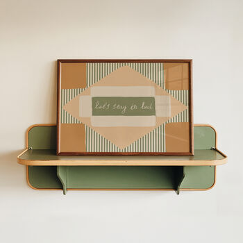 Let's Stay In Bed Stripe Print, 3 of 11