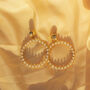 Embellished Pearl Twist Style Garland Stud Earrings, thumbnail 2 of 2