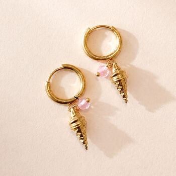 Ice Cream Scoop Hoop Earrings, 4 of 4