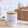 Prosecco And Petals Soy Wax Candle Gift, thumbnail 4 of 6