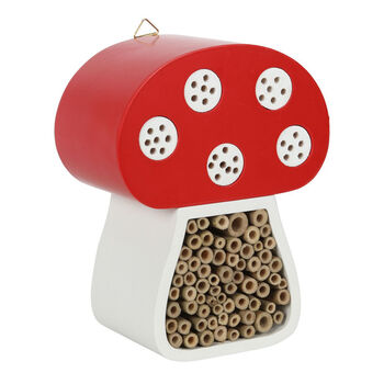 Mushroom Insect Hotel And Bug House Gift For Gardeners, 3 of 5