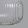 Reeded Glass Pendant Light A, thumbnail 4 of 5