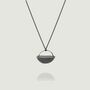 Minimalist Grey Concrete Pendant Necklace, thumbnail 1 of 6