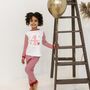 Girls Personalised Red Strawberry Birthday Pyjamas, thumbnail 3 of 12