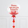 Personalised Favourite Weirdo Valentine's Balloon, thumbnail 1 of 4