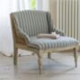 Margot Chair In Ticking Stripe, thumbnail 1 of 7