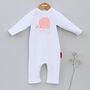 Happy First Fathers Day Baby Whale Romper, thumbnail 10 of 12