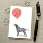 Personalised Curly Coated Retriever Birthday Card, thumbnail 2 of 5