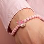 Hello Kitty Pink Beaded Bracelet With My Melody Charm, thumbnail 2 of 6