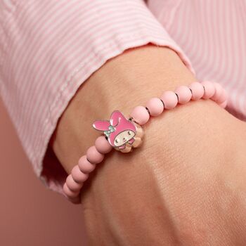 Hello Kitty Pink Beaded Bracelet With My Melody Charm, 2 of 6