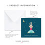 Arabic Teapot Ramadan Mubarak Greeting Card, thumbnail 2 of 3