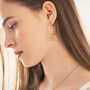 Lush Gold Plated Pearl Earrings, thumbnail 2 of 7