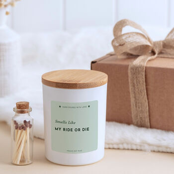 Ride Or Die Bridesmaid Soy Wax Candle, 4 of 6