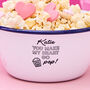 Personalised Couples Popcorn Bowl, thumbnail 2 of 2