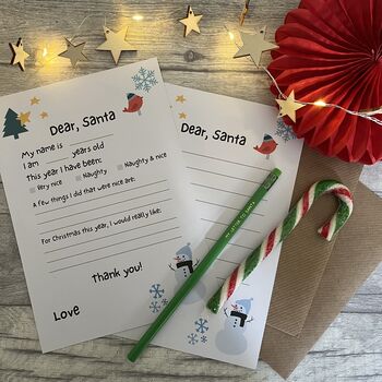 Christmas Letter To Santa Writing Set, 2 of 3
