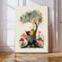 Little Rabbit Reading Nursery Art Print, thumbnail 1 of 4