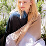 Ombre Colour Shade Gradient Woven Scarf, thumbnail 6 of 12