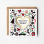 Surprise Scratch Reveal Christmas Card With Gold Heart, thumbnail 3 of 3