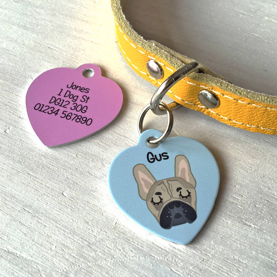 Dog Name Heart Personalised By Hoobynoo Notonthehighstreet Com