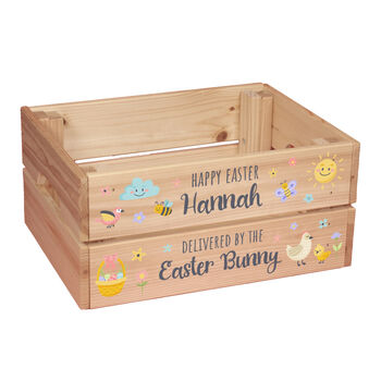 Personalised Springtime Easter Egg Hunt Gift Crate, 4 of 4