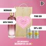 Mum Mermaid Pink Gin Gift Set With Tonics, thumbnail 2 of 8