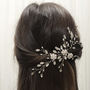 Silver Floral Swarovski Crystal Hair Vine Stella, thumbnail 9 of 12