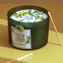 G Decor Scented Lemon Fresh Large Green Jar Candle, thumbnail 2 of 4