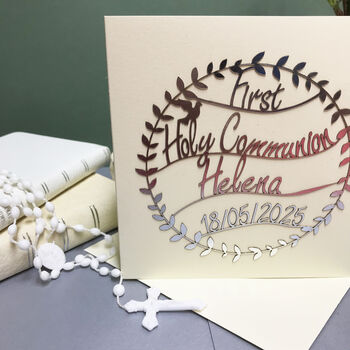 Personalised 1st Holy Communion Card, 6 of 12