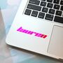 Fluorescent Racing Name Decal Personalised Vinyl, thumbnail 3 of 8