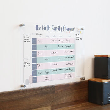 Personalised Wall Family Planner, 2 of 8