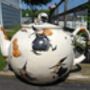 Two Cup Teapot In Hubble Bubble Witches Design, thumbnail 4 of 6