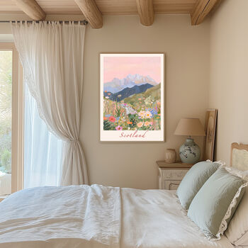 Scotland Travel Mountain Art Print, 3 of 3