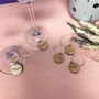 Personalised Five Party Wine Glass Charms, thumbnail 3 of 4