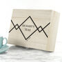 Personalised Gentlemen's Wooden Tea Box With Tea, thumbnail 1 of 9