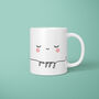 Personalised Cute Face Kawaii Mug Premium Quality, thumbnail 2 of 3