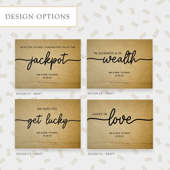 Kraft Card Lotto Wallets, 5 of 5