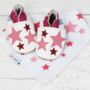 Dotty Fish Pink Twinkle Soft Leather Baby Shoes With Barefoot Soles, thumbnail 2 of 11